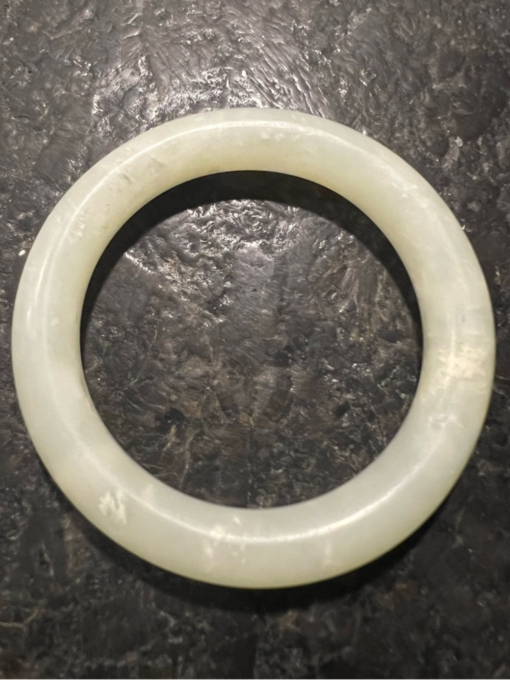 Baby Pale Green Jade Bangle Bracelet
